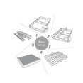 thumbnail image 5 of ViscoLogic 8 Inch Low Profile Metal Frame Mattress Base Foundation, Easy Assembly and Strong Support, Queen, 5 of 5
