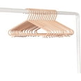 thumbnail image 2 of 3 Sprouts Baby Wheat Straw Plastic Clothes Hangers - Pack of 30 - Speckled Pink, 2 of 6