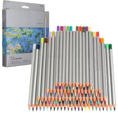 Pro 72 Color Fine Art Drawing Non-toxic Oil Base Pencils Set For Artist (Best Drawing Pencil Set)