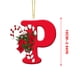 thumbnail image 3 of Xihbxyly Adornos de Letras para Árbol de Navidad, Colgante con 26 Letras Del Alfabeto, Decoración Personalizada Diy, Material Acrílico, Resistente y Ligero, Multiusos, Ideal para El Hogar y La Oficin, 3 of 3