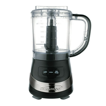 Brentwood 3-Cup Food Processor, Black, FP-549BKPT
