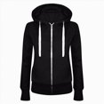 thumbnail image 4 of Towmus Womens Ultimate Heavyweight Hoodies Sweatshirts Oversized Zip Up Hoodie Casual Solid Color Outerwear S-3XL, 4 of 4