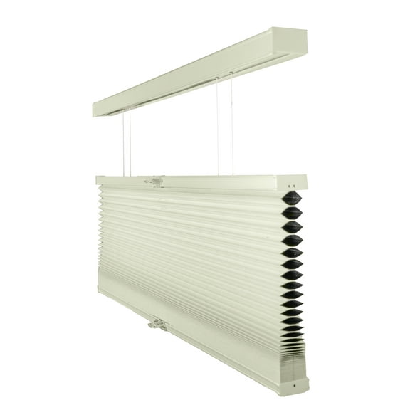 Chicology Cordless Top Down Bottom Up Blackout Cellular Shade Neutral White 29.25 in. W x 48 in. L