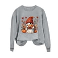 thumbnail image 5 of Enjoytime Halloween Sweatshirts for Women Funny Printed Crew Neck Long Sleeve Tops Fall Fashion Casual Spooky Season Sweatshirt, 5 of 6
