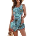 thumbnail image 2 of Traje de baño Cover Up BKRIVE, trajes de baño 2025 para mujer, color azul, 2 of 5