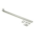 thumbnail image 1 of 12 in. Heavy Duty Surface Bolt with Concealed Screw, Satin Nickel - Solid, 1 of 1