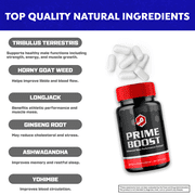 Prime Boost Mens Support Formula Pills Advanced Supplement 180 Capsules