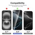 thumbnail image 2 of Protector de pantalla NEW'C para iPhone 17 Pro Max 6.9" - 3 unidades, 2 of 7