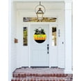 thumbnail image 4 of Hello Sunshine Front Door Sign Funny Wreaths Hanging Wooden Plaque Decoration Round Rustic Wood Farmhouse Porch Decor for Home Front Door Decor, 11 x 11 Inch, 4 of 5