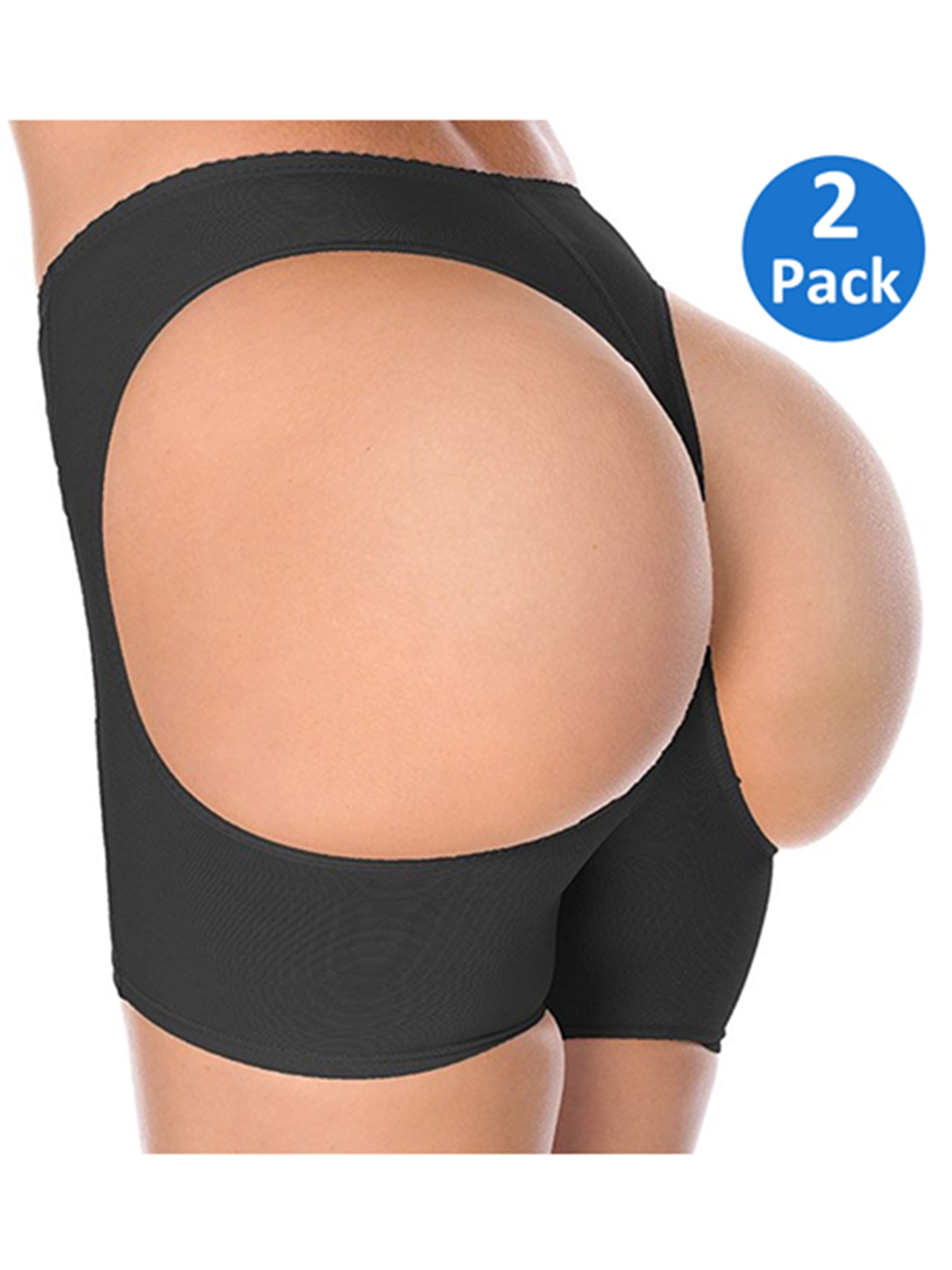 SAYFUT Women's Sexy Seamless Butt Lifter Hip Enhancer Boyshorts