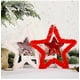 thumbnail image 3 of Colgante de árbol de navidad de felpa decoración de plumas decoración $ Navidad suministros de decoración de lentejuelas esponjosas colgante de estrella de cinco puntas $ Navidad Afortunado Sencillez, 3 of 5