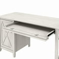 thumbnail image 6 of Key West 54W Computer Desk with Storage in Linen White Oak - Engineered Wood, 6 of 10