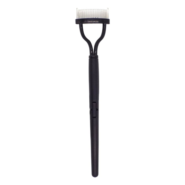 Ndcxsfigh Peine Separador Pestañas Con Dientes Acero Cepillo Separador Pestañas Plegable (02)