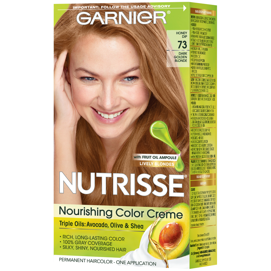 Garnier Nutrisse Nourishing Hair Color Creme 73 Dark Golden