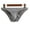 Gray, variant on Men Bulge Pouch G-String Underpanties Bikini Solid Briefs Underwear