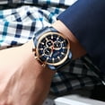 thumbnail image 4 of Curren Casual Sporty Wristwatches Stainless Steel Band Chronograph Clock Men's Watches Luxury Original Quartz Clock Male - Quartz Wristwatches, 4 of 6