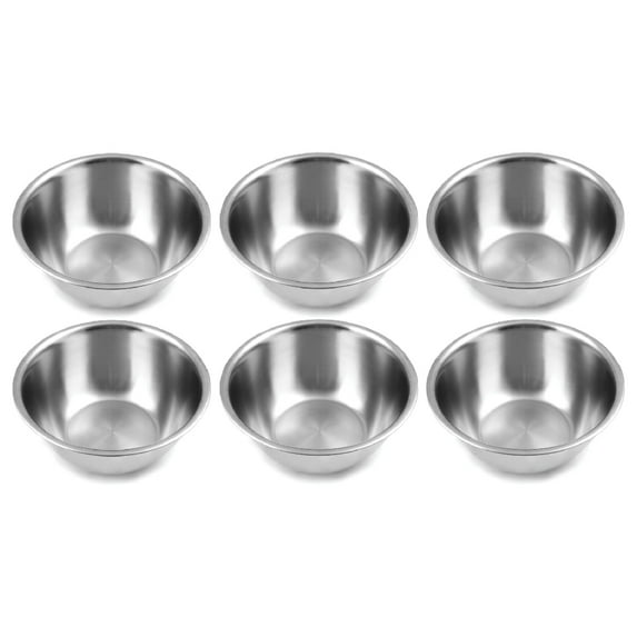 Fox Run Stainless Steel Mixing Bowl 6.25 Quart, 6 Pack