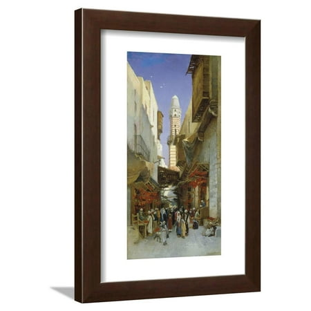 An Egyptian Bazaar Framed Print Wall Art By Hermann David Salomon Corrodi