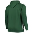 thumbnail image 3 of Men's Fanatics Hunter Green/Heather Gray Milwaukee Bucks Big & Tall Contrast Pieced Stitched Full-Zip Hoodie, 3 of 3
