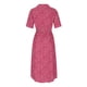 thumbnail image 5 of Vestido largo hasta la rodilla con botones y manga corta con estampado bohemio de verano para mujer Fridja  bnh7202, 5 of 8