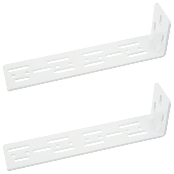 FONDOTIN Curtain Support Electric Curtain Track Mounting Bracket Holder Stainless Steel 2Pcs