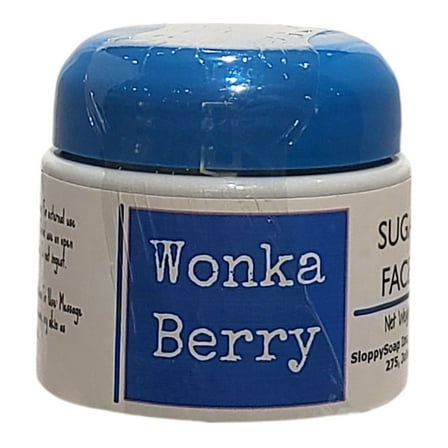 Wonka Berry Sugar Scrub, Face and Body Exfoliating Scrub, 6 Oz