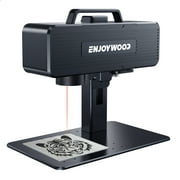 ENJOYWOOD 2 in 1 Handheld Laser Engraver Marking Machine, Laser Engraving Cutter  Compressed Spot 0.01mm High Precision, 12m/s High Speed, 4K-level High Pixels for Wood Alloy Leather