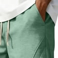 thumbnail image 2 of Admvng Men's Shorts Casual Lightweight Big & Tall Drawstring Elastic Waist Gym Shorts with Pockets, 2 of 6