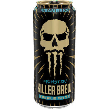 4 Pack- Java Monster Killer Brew, Mean Bean, Coffee   Energy Drink, 15 fl oz can