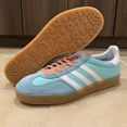 thumbnail image 3 of Adi - das Gazelle Indoor Preloved Blue Gum White Sneakers (HQ9017) Sz 11, 3 of 5