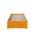thumbnail image 5 of Concord Twin Extra Long Bed with Footboard and Twin Extra Long Trundle in Caramel, 5 of 7