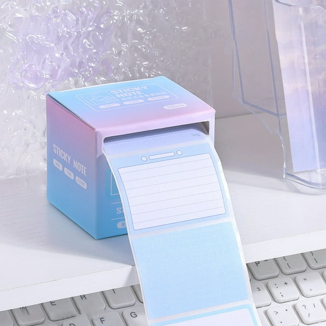 XYAIYT Efficient Notes 256 Sheets for Bookmarks and File Organization Convenient Pull Out Design Strong Adhesive for School and Office Supplies Portable Paper Box