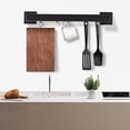thumbnail image 5 of ORB 12-Inch Towel Bar for Bathroom Wall Mounted Bathroom Square Towel Rack, Total-14 Oil Rubbed Bronze Bath Towel Holder Towel Hanger Hand Towel Holders Towel Rail Towel Rod, A8804ORB-3P1, 5 of 9