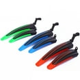 thumbnail image 3 of Trayknick 2Pcs Bicycle Cycling Front Rear Mudguard Set Mountain Road Bike Tire Fender, 3 of 13