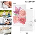 thumbnail image 2 of GZHJMY Rose Lily Quince Flower Floral Hand Towels for Bathroom 1OO% Washcloth 2 pcs Face Towel 16 x 28 inch, Absorbent Soft & Skin-Friendly, 2 of 6