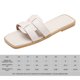 thumbnail image 2 of Zapatillas para mujeres playa casual cómoda pisos deslizantes para ropa diaria (41) beige, 2 of 9