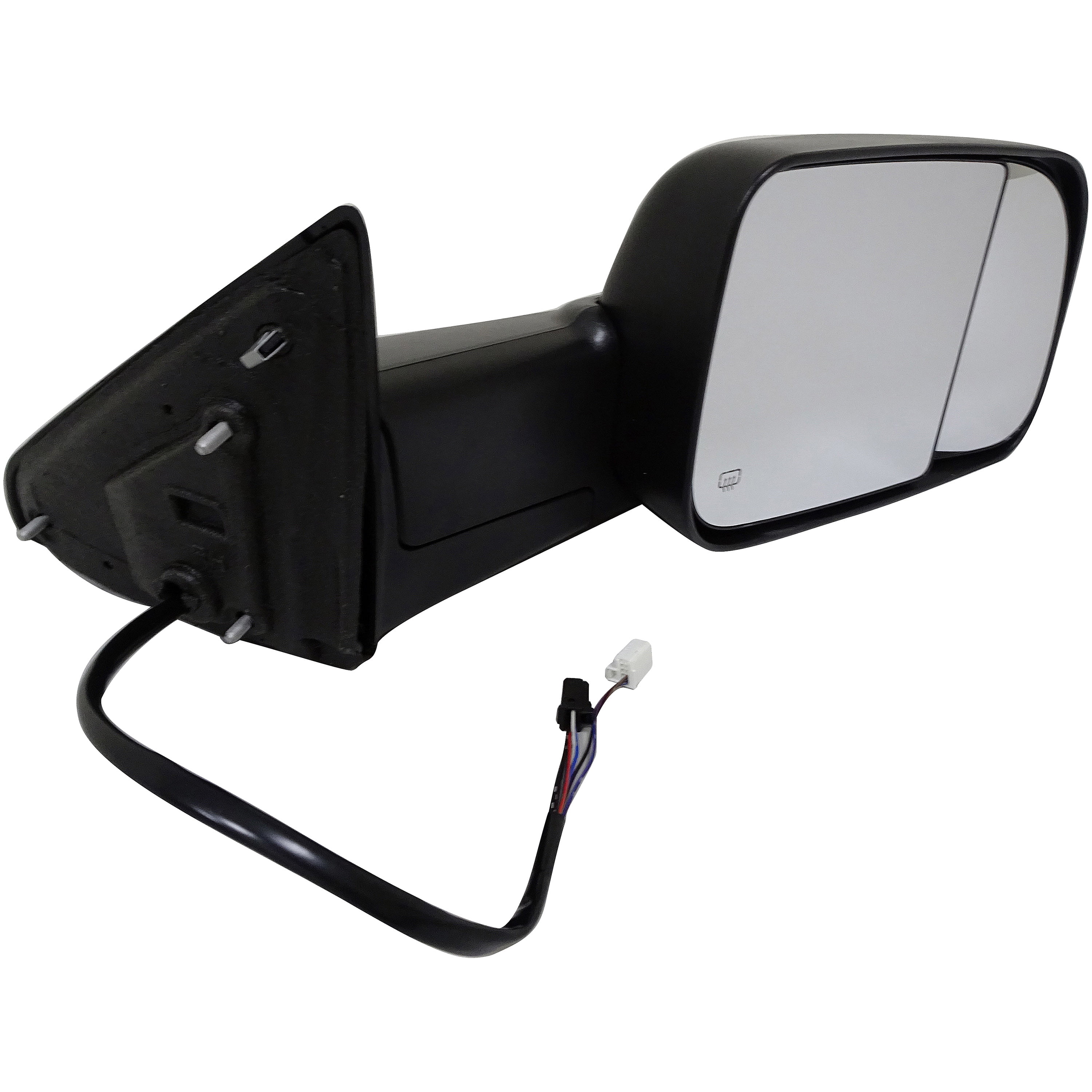 Black Dorman 955-047 Passenger Side Power Door Mirror Folding Compatible with Select Ford Mercury Models 