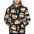thumbnail image 4 of Hoodies for Men - Flower fox Long Sleeve Comfrt Men'S Fashion Hoodies & Sweatshirts, Sweatshirts for Men Hoodies Pullover Clothing Clothes with Pouch, 4 of 7
