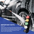 thumbnail image 7 of Pressure Washer Cleaning Brush Set for Versatile Exterior | High-Pressure Quick-Connect Nozzle Tip Kit with Five Apertures 10///16/20 for Up to 45 and 25 GPM, 7 of 7