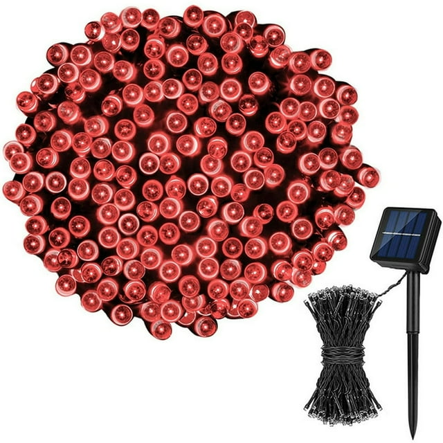 Outdoor Christmas Decoration LED Solar Lamp String All Over 8-Function Festival Garden Decoration 12M100 Lamp