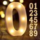 thumbnail image 2 of Luces De Letras De Marquesina Led Con Letras Lámpara De Mesa De Escritorio, Para Decoración De Bodas De Fiesta Letras De Lámpara Con Iniciales Del Alfabeto Que Funcionan Con Pilas, 2 of 5