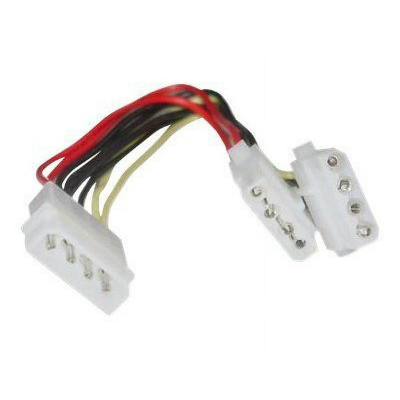 CableWholesale.com - Power splitter - 4 pin internal power (F) to 4 pin internal power (M) - 20 cm