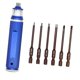 thumbnail image 5 of Taladro de destornillador de precisión, herramienta especial de tornillo de trabajo seis reparación de modelos, herramienta de , Azul CUTICAT Destornillador de precisión, 5 of 6