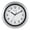 Silver, variant on La Crosse Technology 12 Inch Classic Black Atomic Analog Wall Clock, WT-3129B