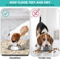 thumbnail image 4 of Dog Food Mat for Pet Dog Food Mat, Dog Mat for Food and Water, Pet Dog Cat Bowl Mat, Anti-Slip Reusable Cat Feeding Mat with Paisley Pumpkin,16inx24in, 4 of 7