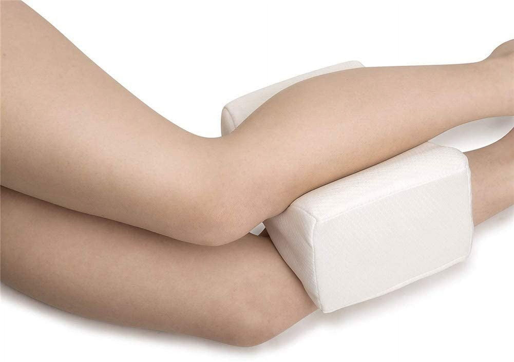 AUVON Contoured Leg Knee Pillow for Sleeping, Cooling Memory Foam Leg  Pillow for Sciatica, Back, Knee and Joint Pain Relief, Helps Spine  Alignment