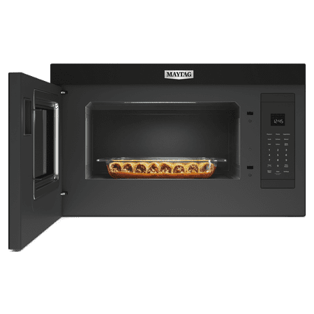 Maytag - 1.1 Cu. Ft. Over-the-Range Microwave with Sensor Cooking - Black