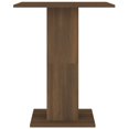 thumbnail image 3 of vidaXL Bistro Table Brown Oak 60x60x75 cm Engineered Wood, 3 of 4