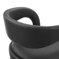 thumbnail image 6 of Counter Stool Chair, Black, Vegan Leather, Bar Pub Cafe Bistro Dining Kitchen Hospitality Restaurant, Modern Contemporary HB35927, 6 of 10