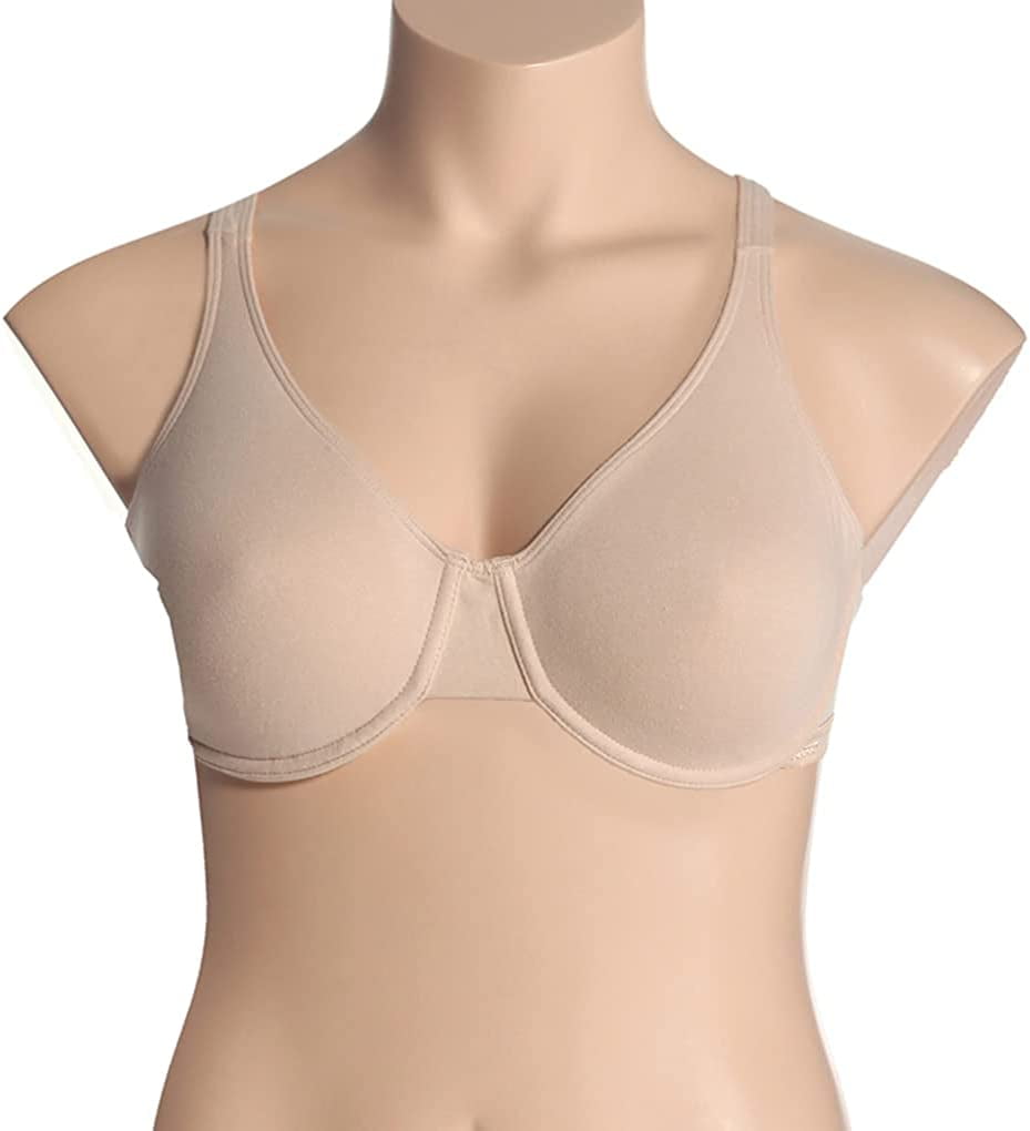 Fruit Of The Loom Women's Extreme Comfort Bra - Super Soft 40C With Black Lace Details